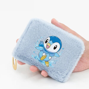 Pokemon Pikachu Eevee Square Coin Purse Pastel Candy Plush Hand Warmer Card Holder Minimalist Cute Earphone Case Wallet Bag