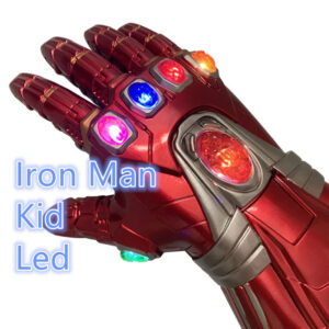 Marvel Iron Man Glove 1:1  LED Light Gloves Thanos Avengers Superhero Weapen Gauntlet Hero Thor Captain America Cosplay Kid Gift