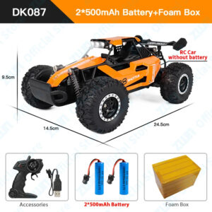 ZWN RC Car 1:16 1:20 2.4G 2WD Off Road LED Remote Control Climbing Truck