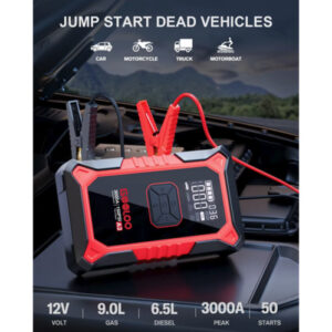 GOOLOO Jump Starter Air Compressor 3000A 150PSI Portable Car Battery Booster AU