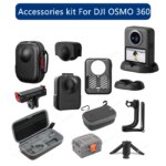 Accessories Kit for DJI OSMO 360 Silicone Case Cover Lens Cap Mount Holder Protection Glass Expansion Bracket Case Bag2027 - AliExpress 44