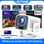 DITONG X3Plus HD projector Native 1080P support 4K WIFI6 BT5.4 Android mini Portable projector led home theater video projector - AliExpress 44