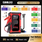 GOOLOO A3 Jump Starter with Air Compressor, 3000A Portable Car Battery Booster (9.0 Gas/6.5L Diesel) with 150PSI Auto-Shutoff Ti - AliExpress 34