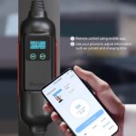 Khons 7kw Portable EV Charger 32A Single-Phase 32A EV Charger EVSE Wallbox For Electric Vehicle Charging With app 5m Cable