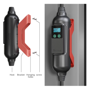 Khons 7kw Portable EV Charger 32A Single-Phase 32A EV Charger EVSE Wallbox For Electric Vehicle Charging With app 5m Cable