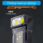 Mini Portable Flashlight With Power Bank Super Bright LED Torch USB Rechargeable Multifunctional Camping Emergency Work Lantern - AliExpress 39