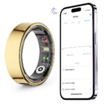 R09 Smart Ring 5ATM Waterproof Temperature Sport Health Ring Heart Rate Blood Oxygen Sleep Monitor w/ Charging Case Smartring - AliExpress 44