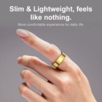 R09 Smart Ring 5ATM Waterproof Temperature Sport Health Ring Heart Rate Blood Oxygen Sleep Monitor w/ Charging Case Smartring - AliExpress 44