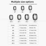 R09 Smart Ring 5ATM Waterproof Temperature Sport Health Ring Heart Rate Blood Oxygen Sleep Monitor w/ Charging Case Smartring - AliExpress 44