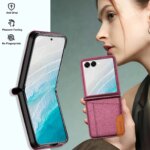 Ultra Thin Business Leather Phone Case For Samsung Galaxy Z Flip7 Flip6 Flip5 4 3 Flip7 FE Wallet Card Slots Magnetic Flip Cover - AliExpress 202192403
