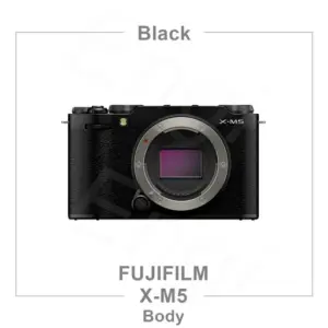 Fujifilm X-M5 APS-C Mirrorless Camera Body Only — Black | 26.1MP | 6.2K Video