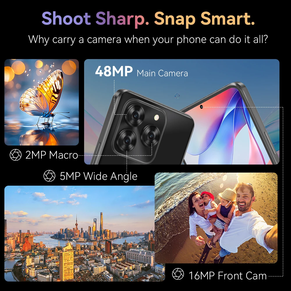 Cubot Note 60 7.2 Android 15 Phone 16GB RAM 7000mAh