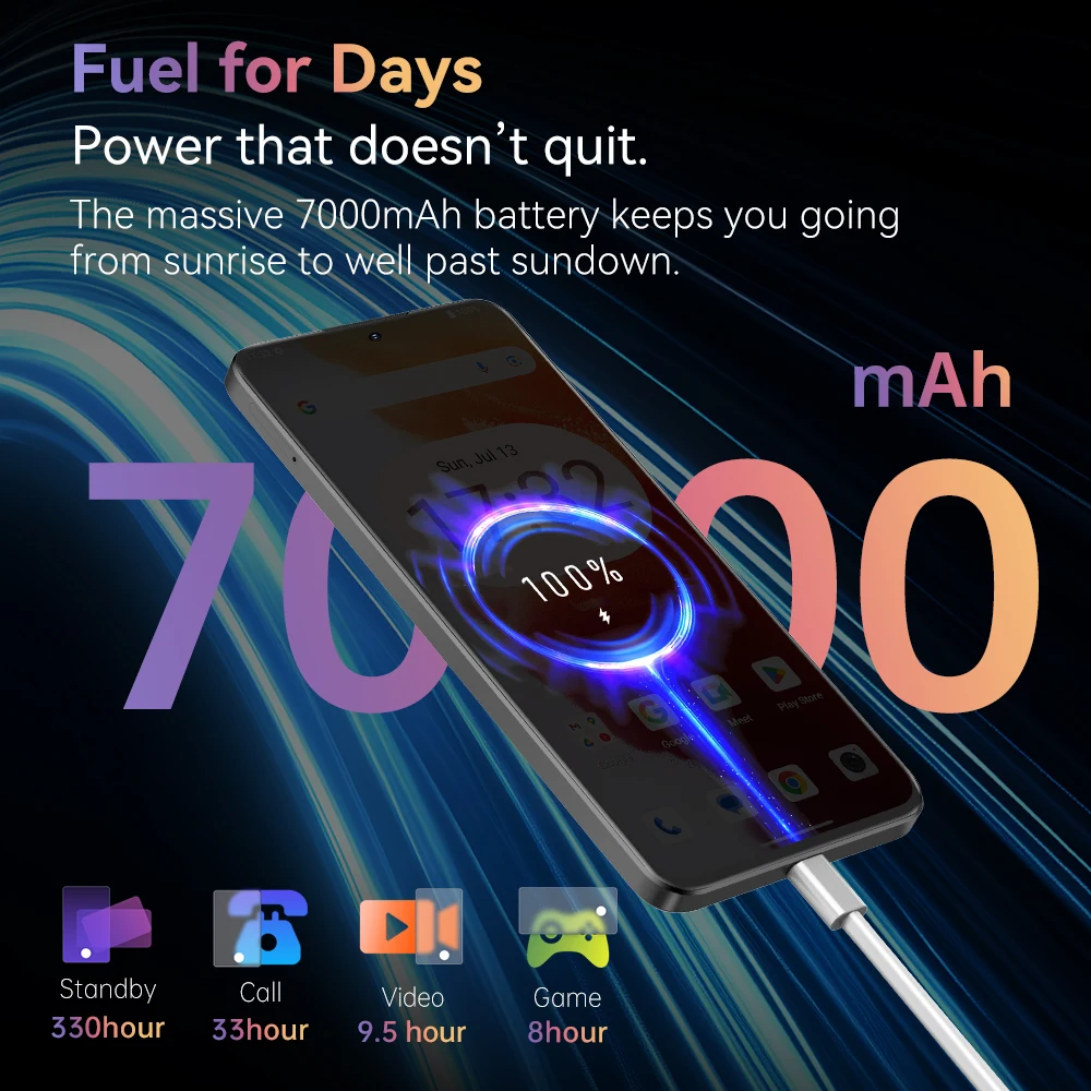 Cubot Note 60 7.2 Android 15 Phone 16GB RAM 7000mAh