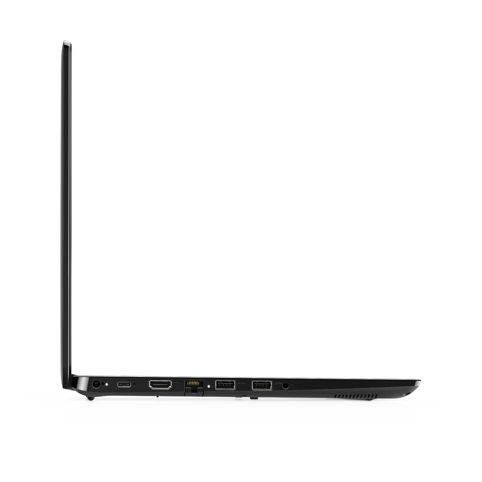 Refurbished Dell Latitude 3400 14 inch laptop, left side ports