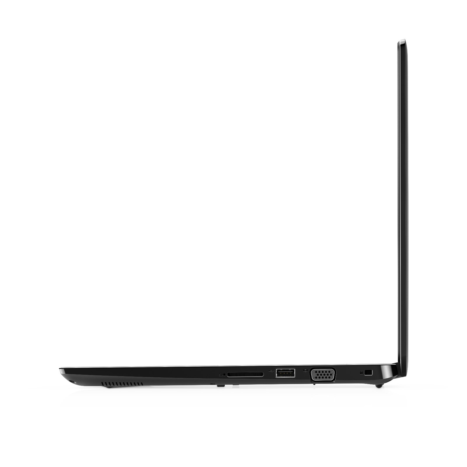 Refurbished Dell Latitude 3400 14 inch laptop, right side ports