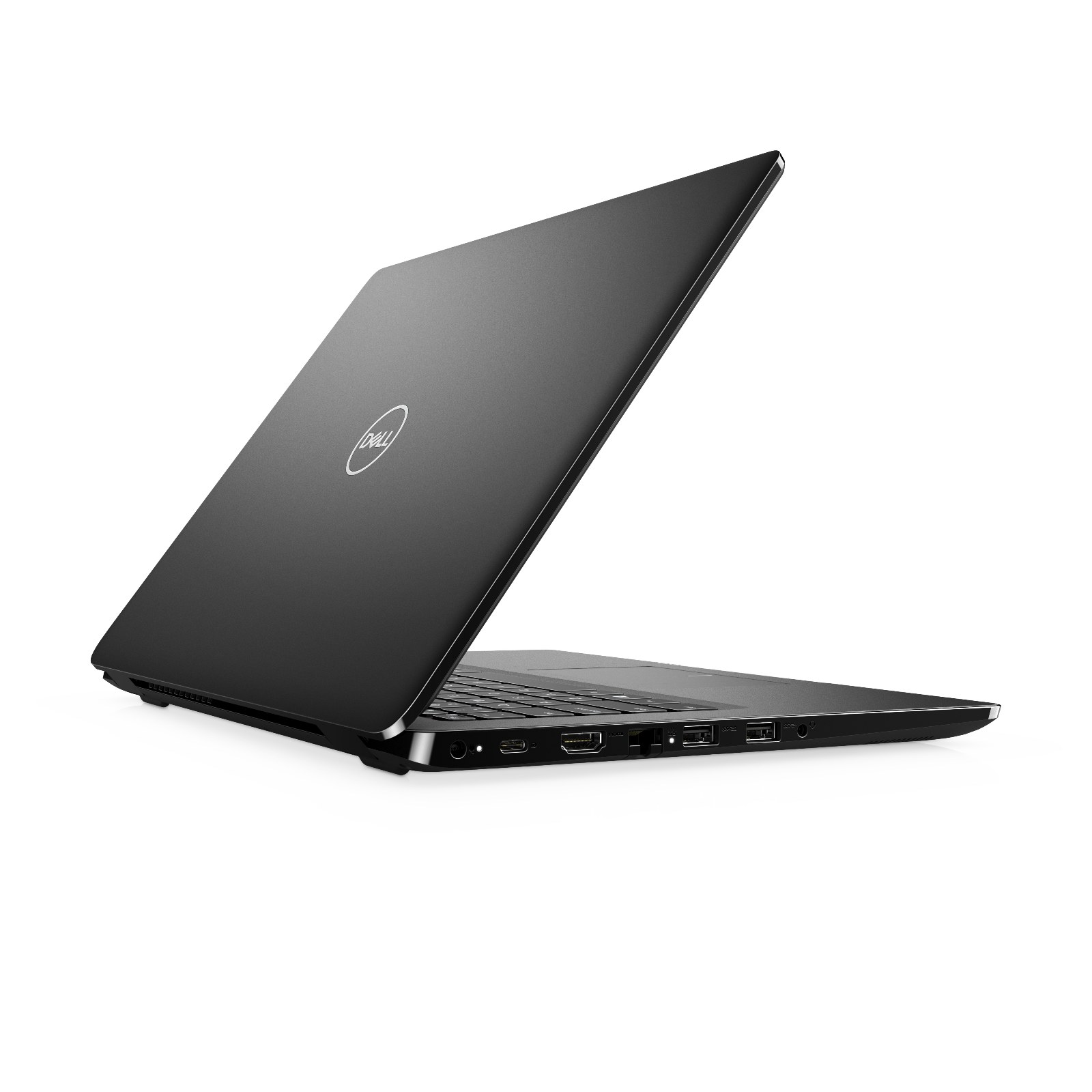 Refurbished Dell Latitude 3400 14 inch laptop, rear angle view