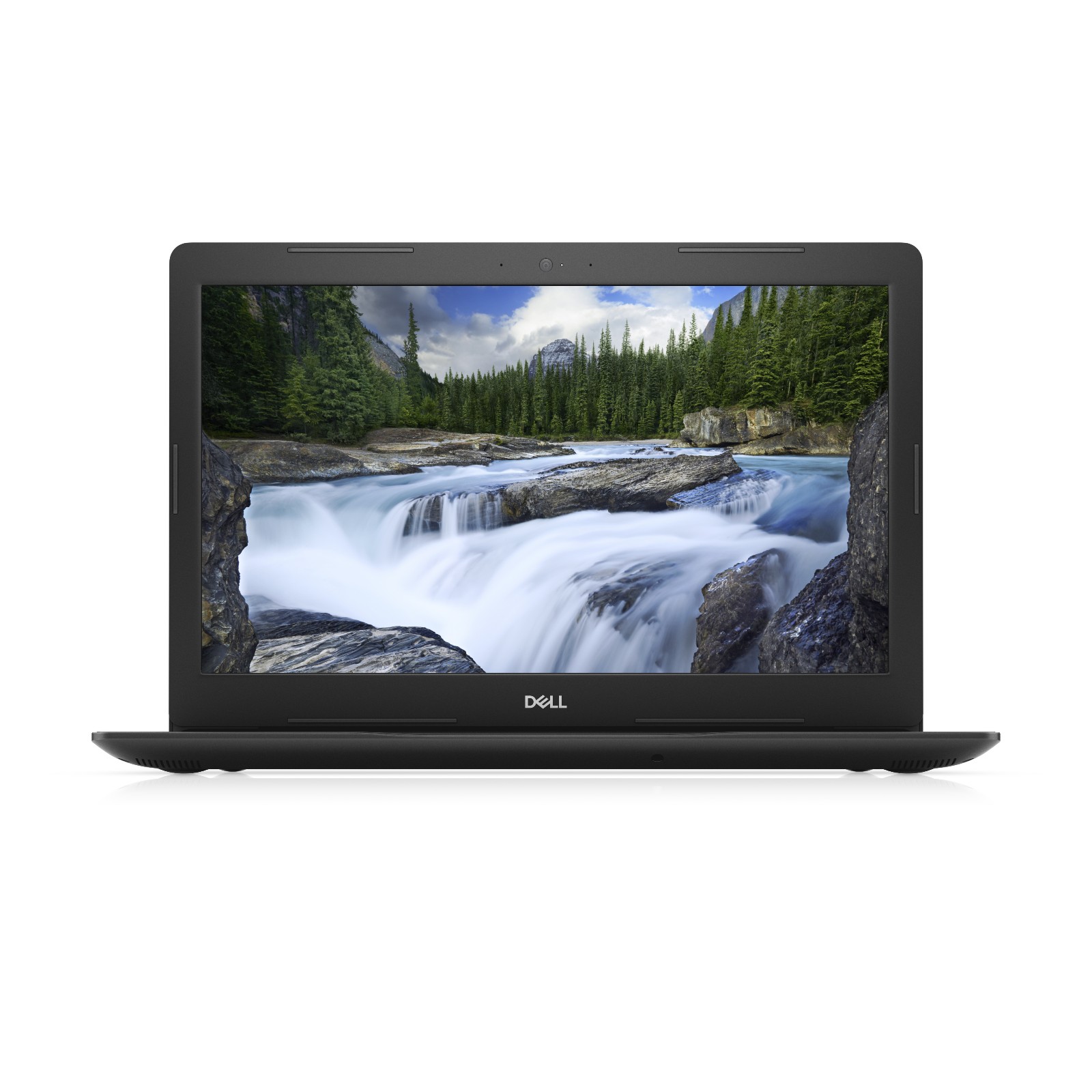 Refurbished Dell Latitude 3590 15.6 inch laptop, front view, lid open