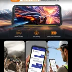 Rugged Smartphone Android 16 Cubot KingKong ES 5, Up to 24GB RAM(12+12GB), 256GB ROM, 6.88