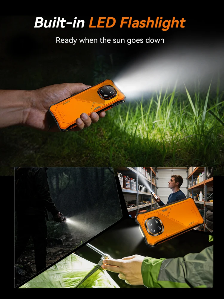 Rugged Smartphone Android 16 Cubot KingKong ES 5, Up to 24GB RAM(12+12GB), 256GB ROM, 6.88