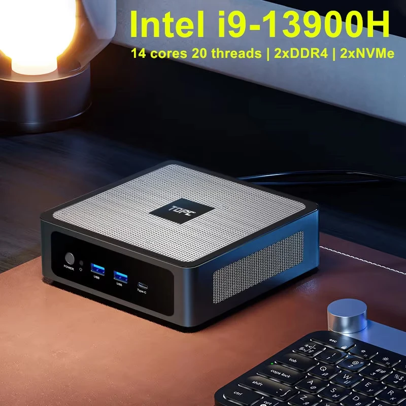 TOPC Mini PC Gaming i9-13900H 32GB DDR5 1TB SSD